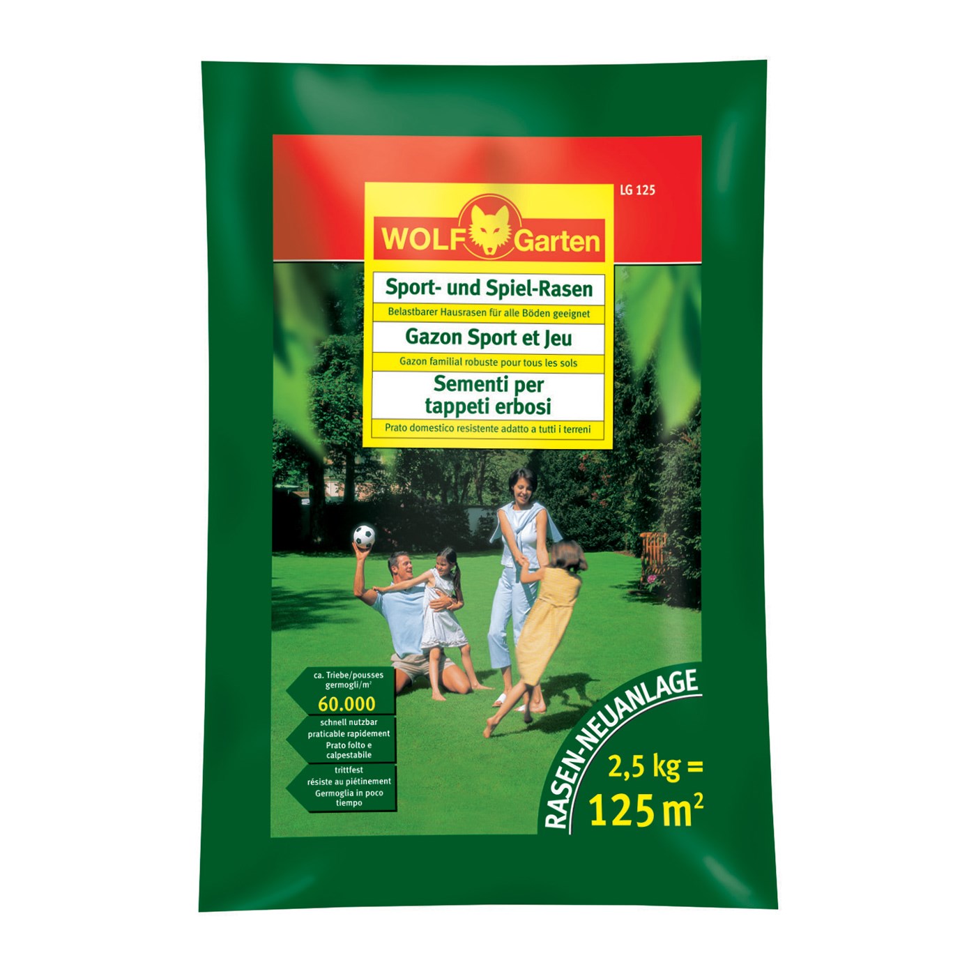 WOLF-Garten Gräsfrö Villa 125 kvm - 2,5 kg