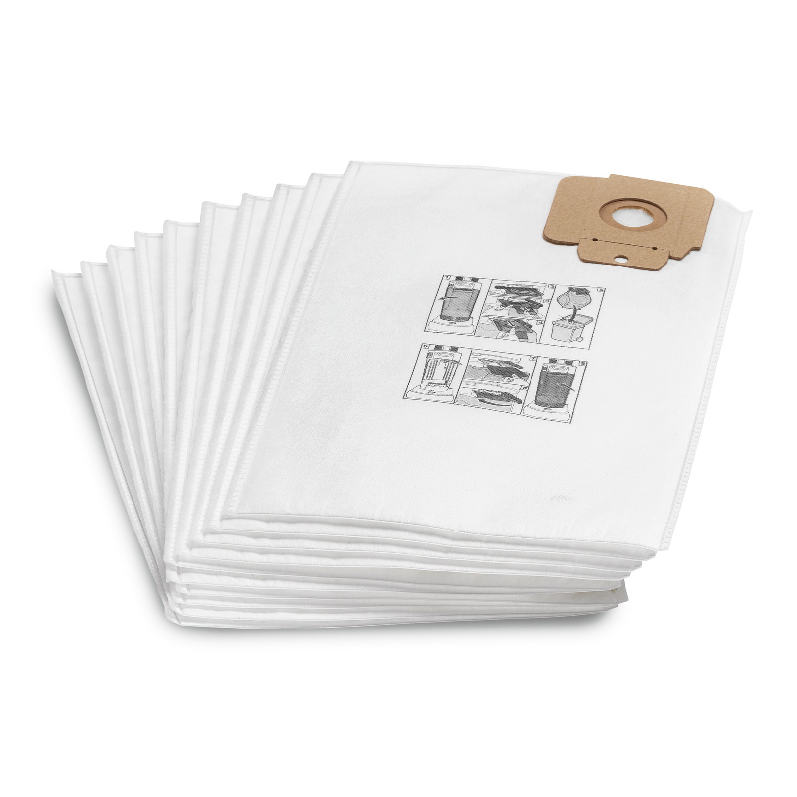 Kärcher Dammsugarpåsar Fleece 10-pack - CV