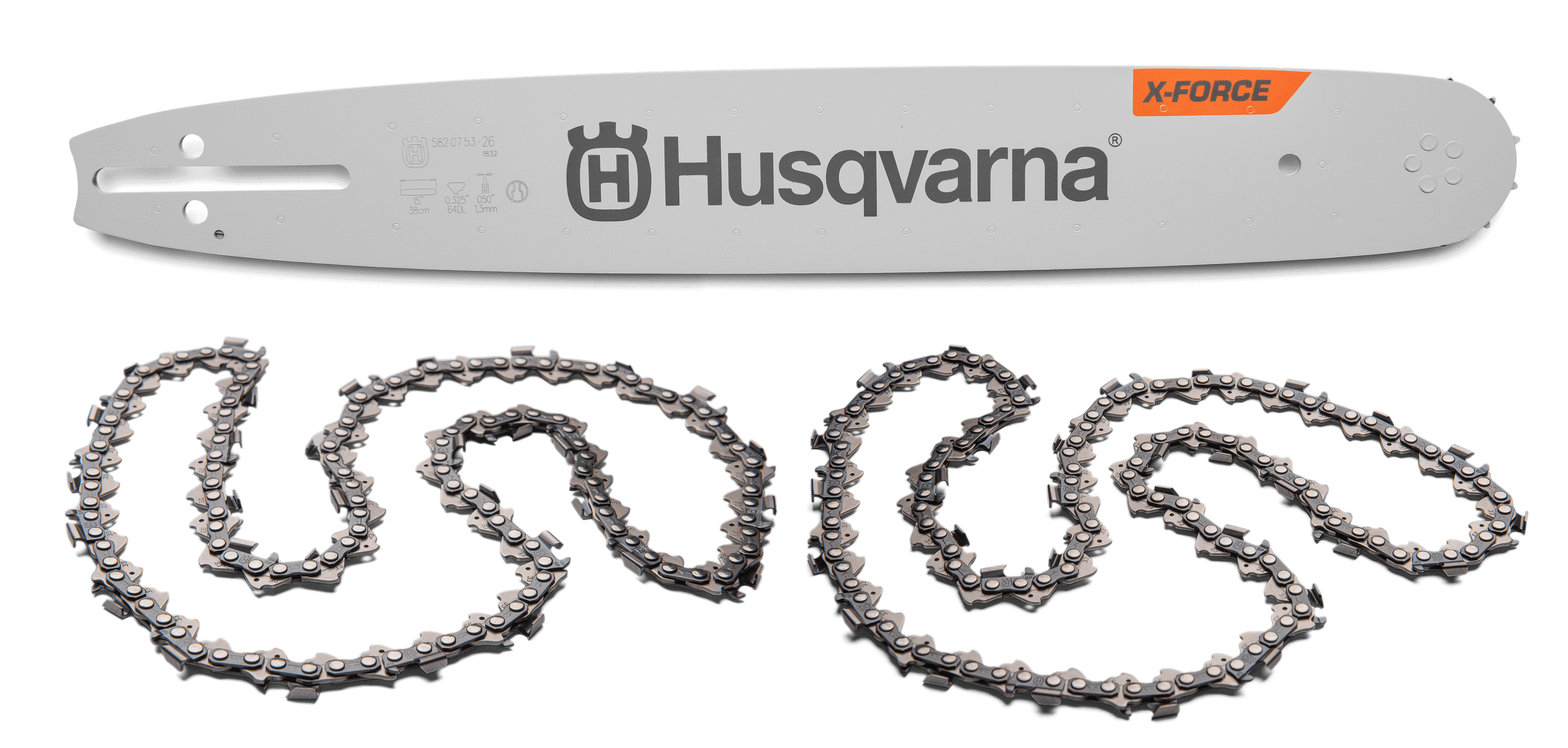 Husqvarna Svärd- & Kedjepaket X-Force 20" .325" 1,5mm 80dl