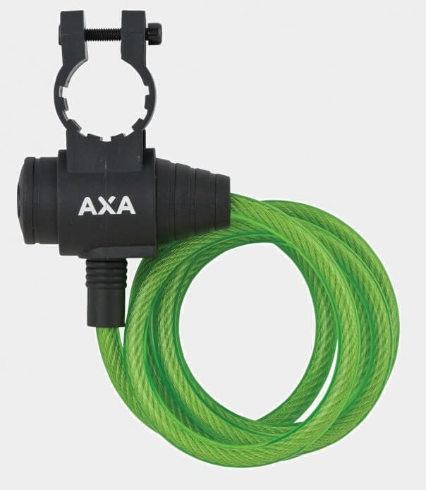 AXA Cykellås Zipp 120/8 Grön