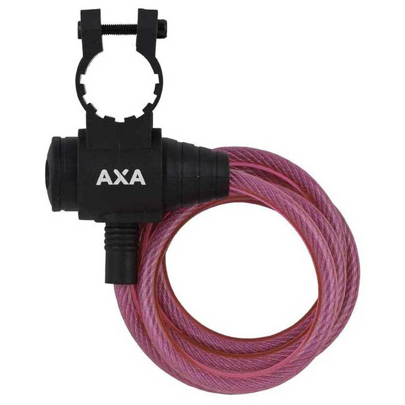 AXA Cykellås Zipp 120/8 Rosa
