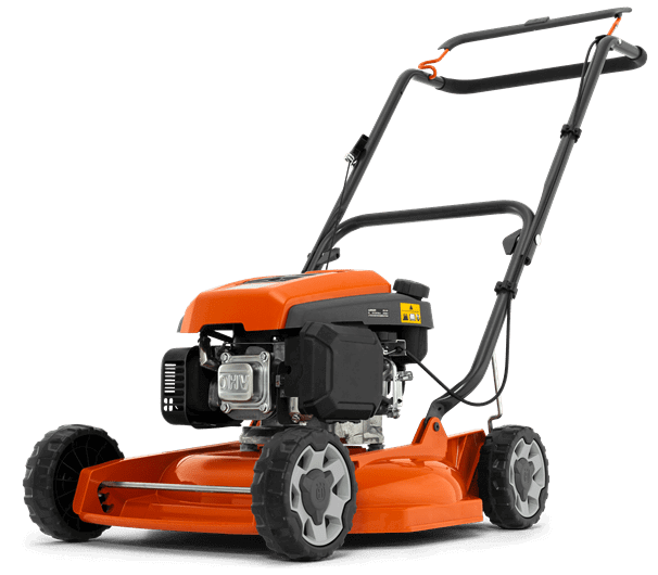 9705409-01-husqvarna-grasklippare-lb-146_3 Husqvarna gräsklippare LB 146 sedd snett framifrån