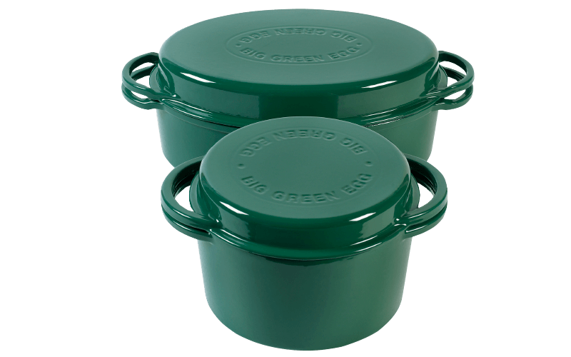 Big Green Egg Grön Rund Gjutjärnsgryta - 4L