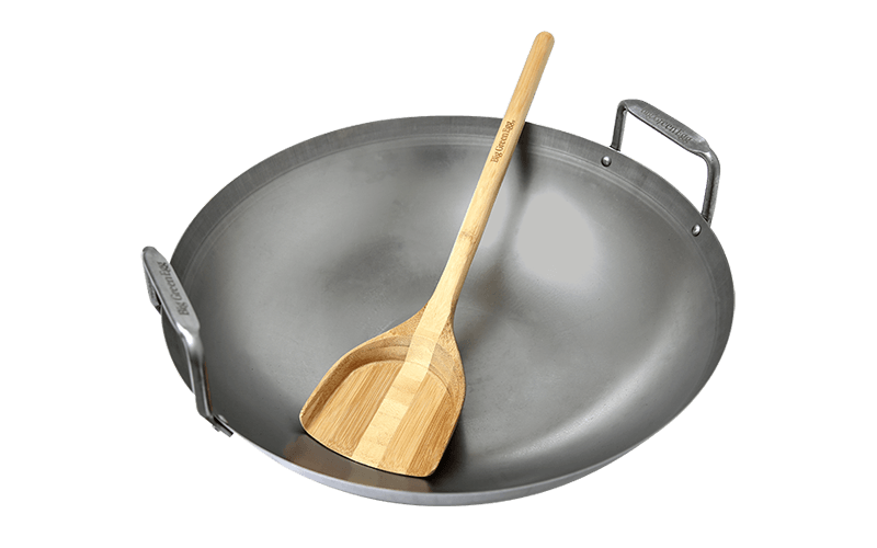 Big Green Egg Grillwok i Kolstål inkl. bambustekspade