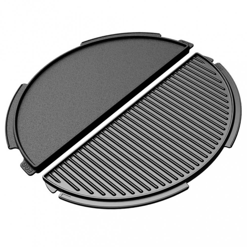 Big Green Egg Halv Stekplatta Gjutgärn - XL/2XL