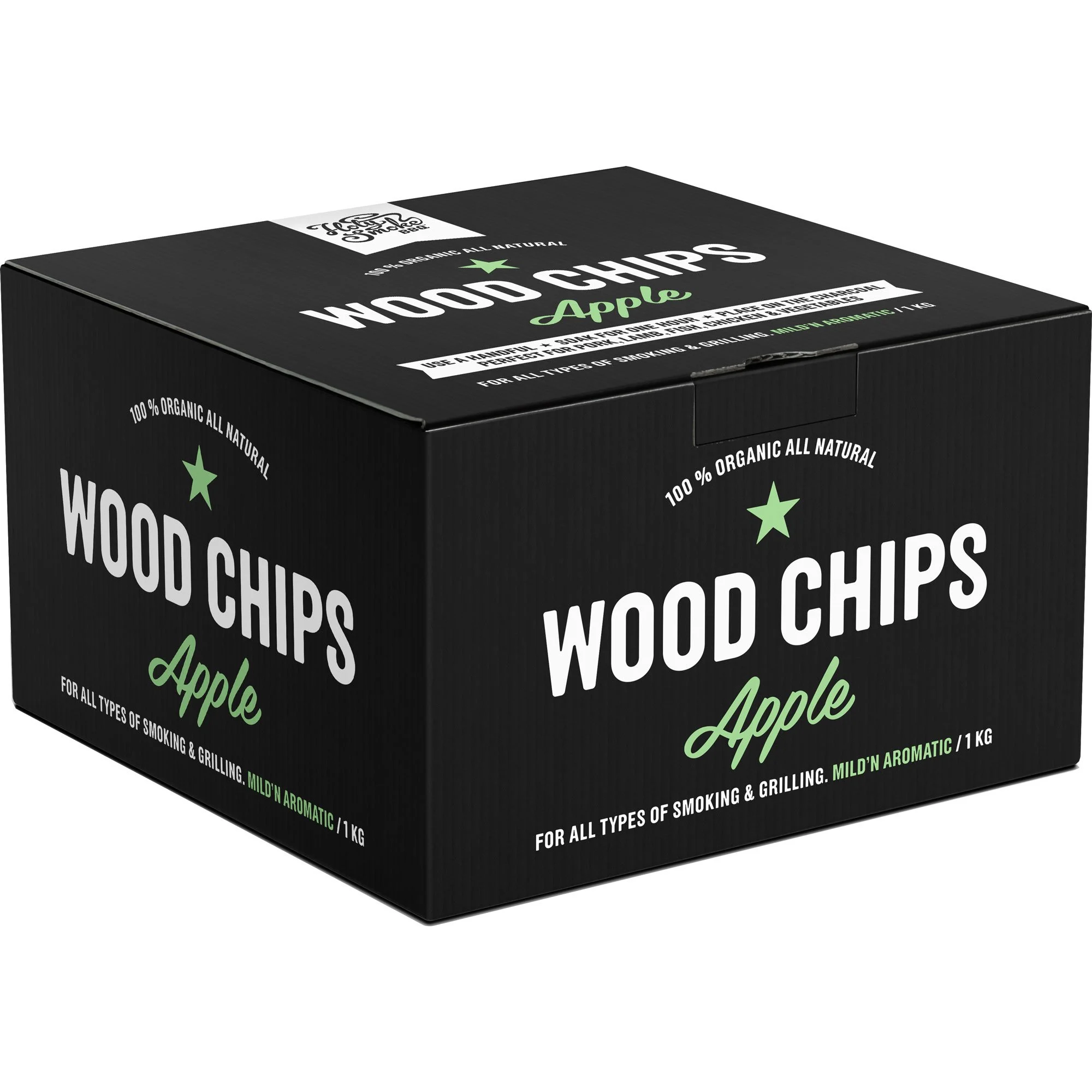 Holy Smoke BBQ Wood Chips 1 kg - Äpple