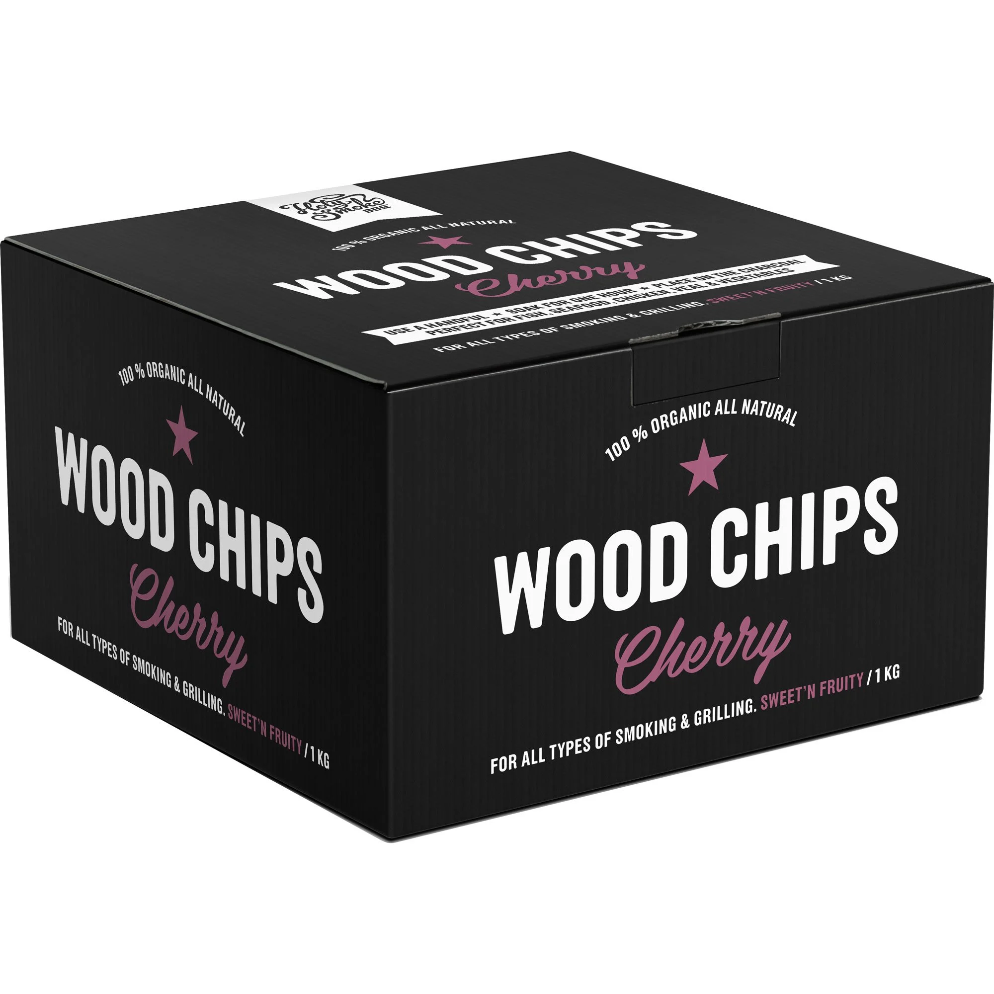 Holy Smoke BBQ Wood Chips 1 kg - Körsbär