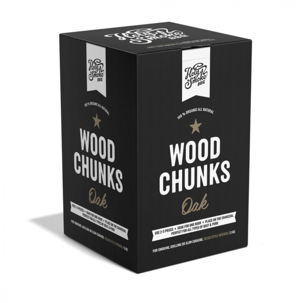 Holy Smoke BBQ Wood Chunks 3 Kg - Oak