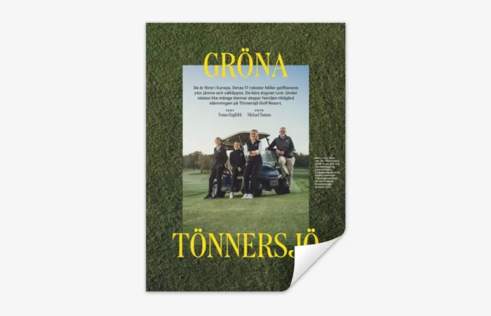 Vi levererar framtidens klippning – Tönnersjö Golf först i Europa
