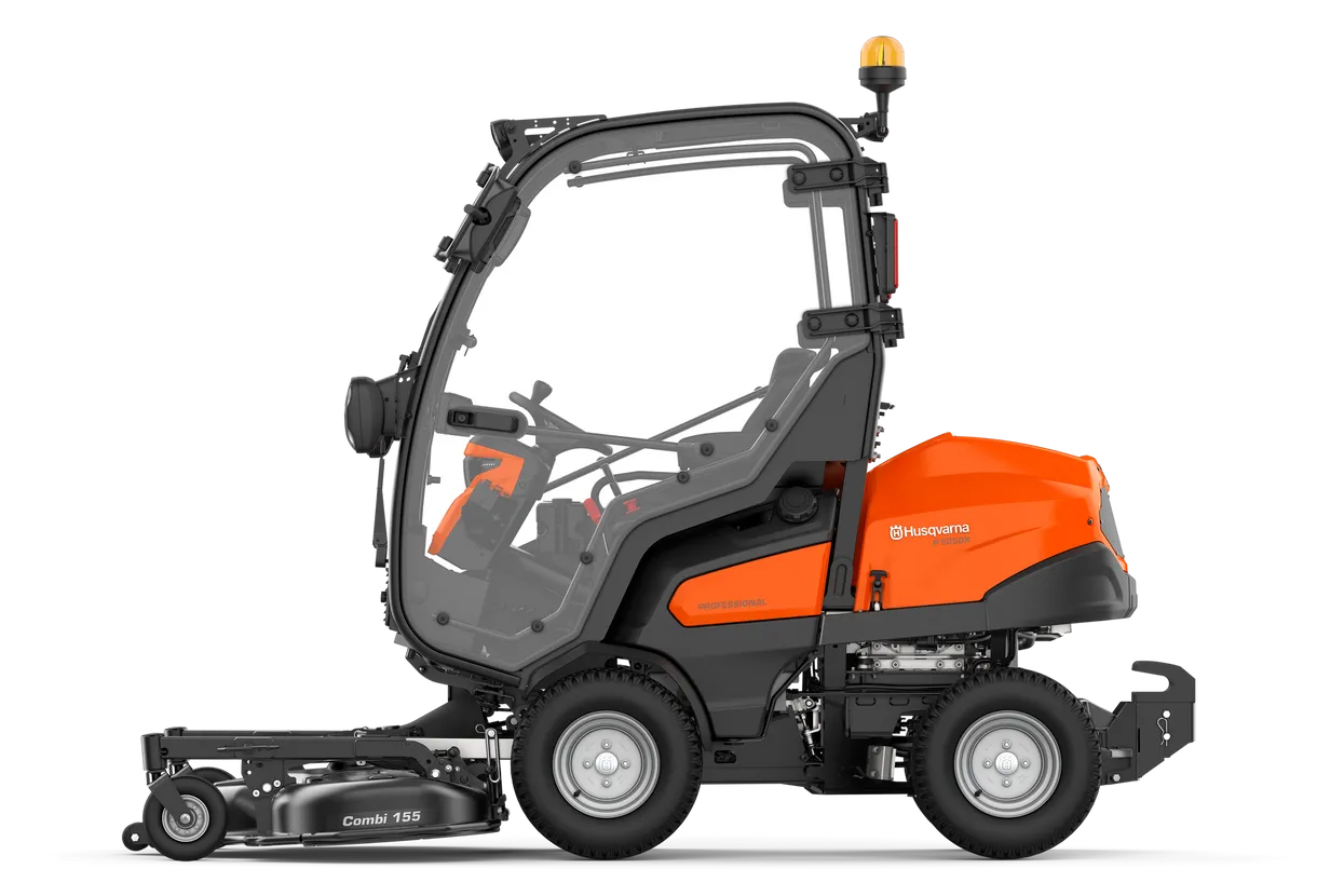 Husqvarna Frontrotorklippare P 525DX med hytt, Diesel - Image 3