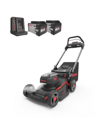 Kress KG756E Batteridriven Gräsklippare 60V 46 cm inkl. Batteri & Laddare