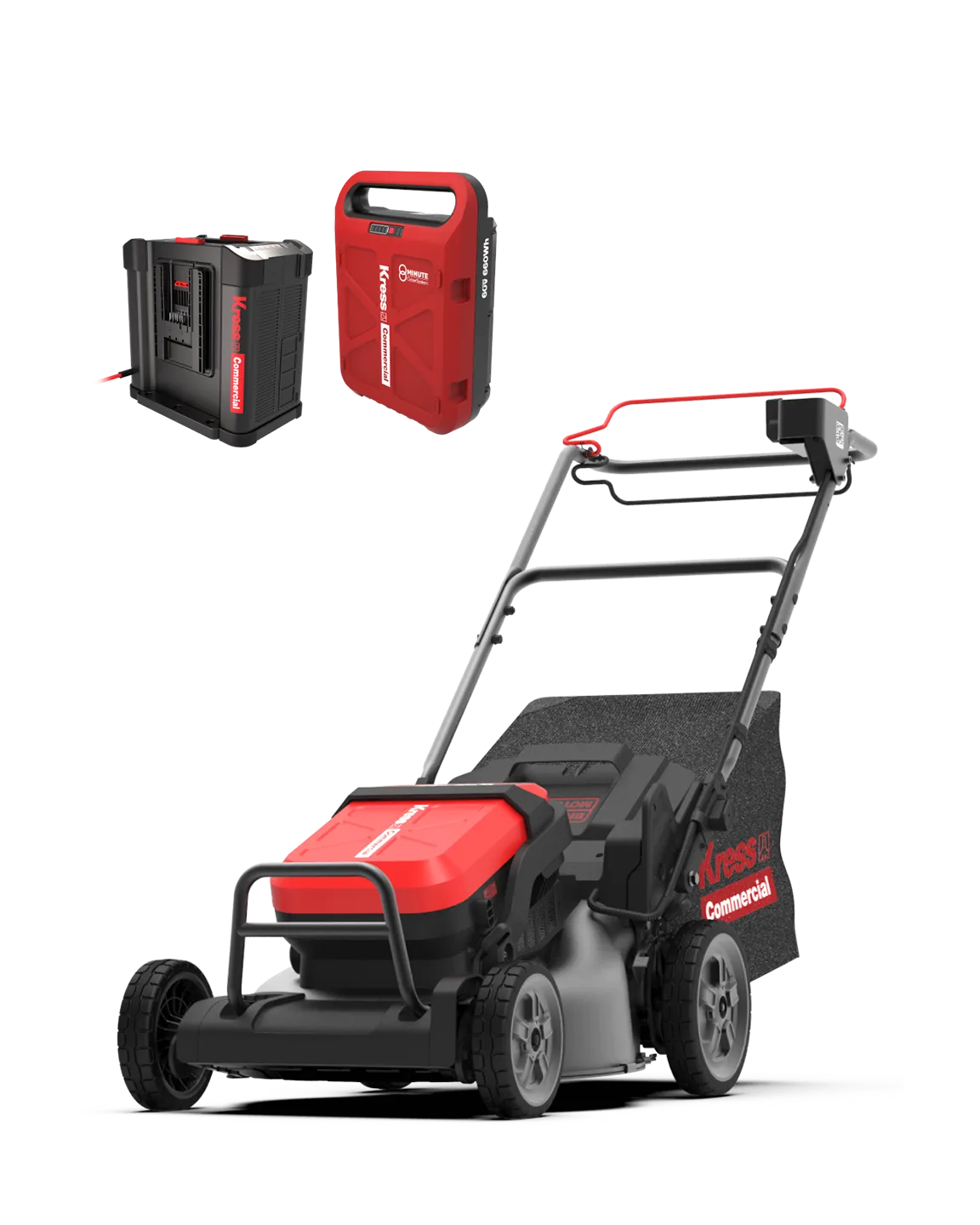 Kress KC711 Batteridriven Gräsklippare 60V 51 cm inkl. Batteri & Laddare