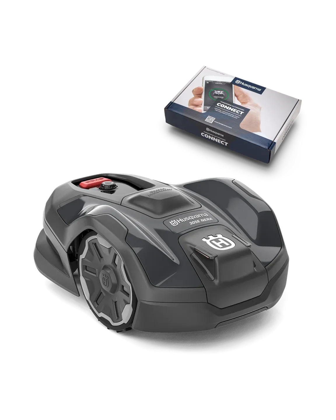 Husqvarna Automower® 305E NERA Robotgräsklippare inkl. Connect kit