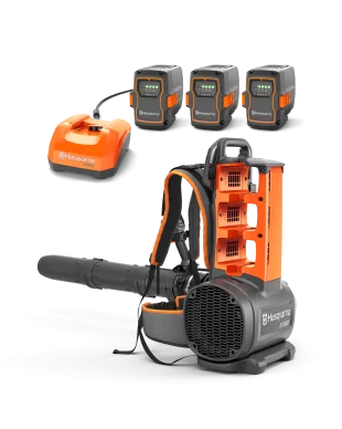 Husqvarna 570iBT Batteridriven Lövblås 36 V inkl. 3 Batterier & Laddare